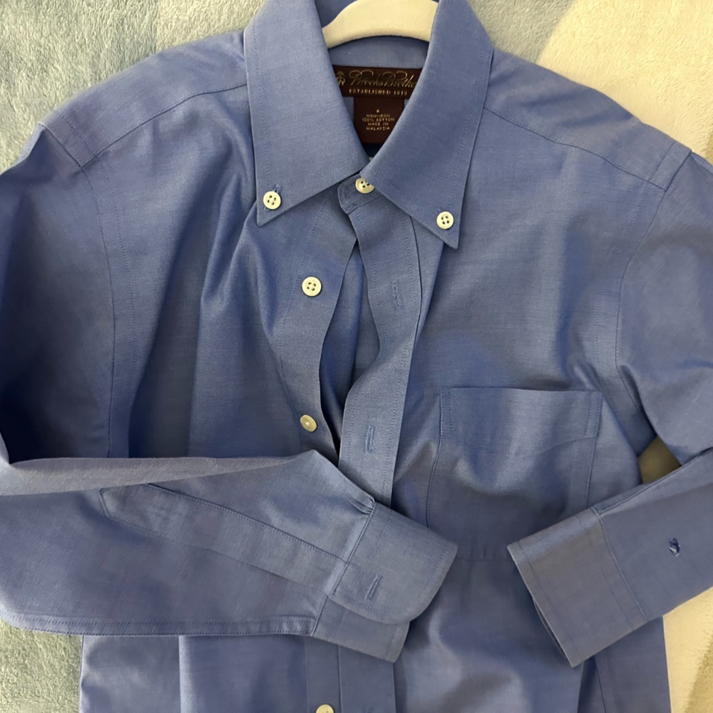 Brooks Brothers Kids Blue Button Down Shirt